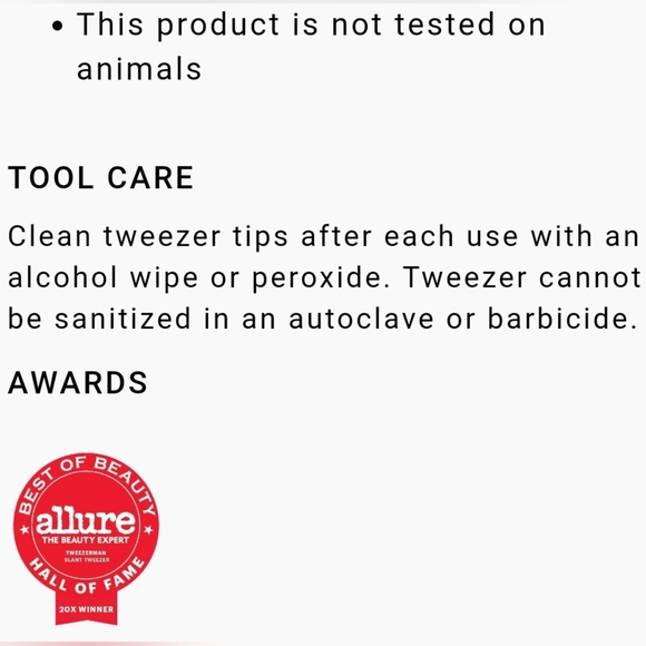 Tweezerman Rose Gold Slant Tweezer - Picture 7 of 16